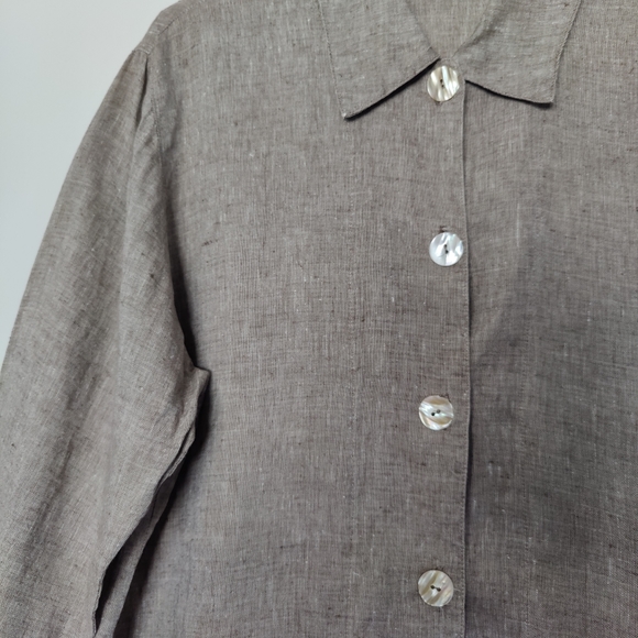 Gerties Linen Button Down Shirt - Picture 4 of 6